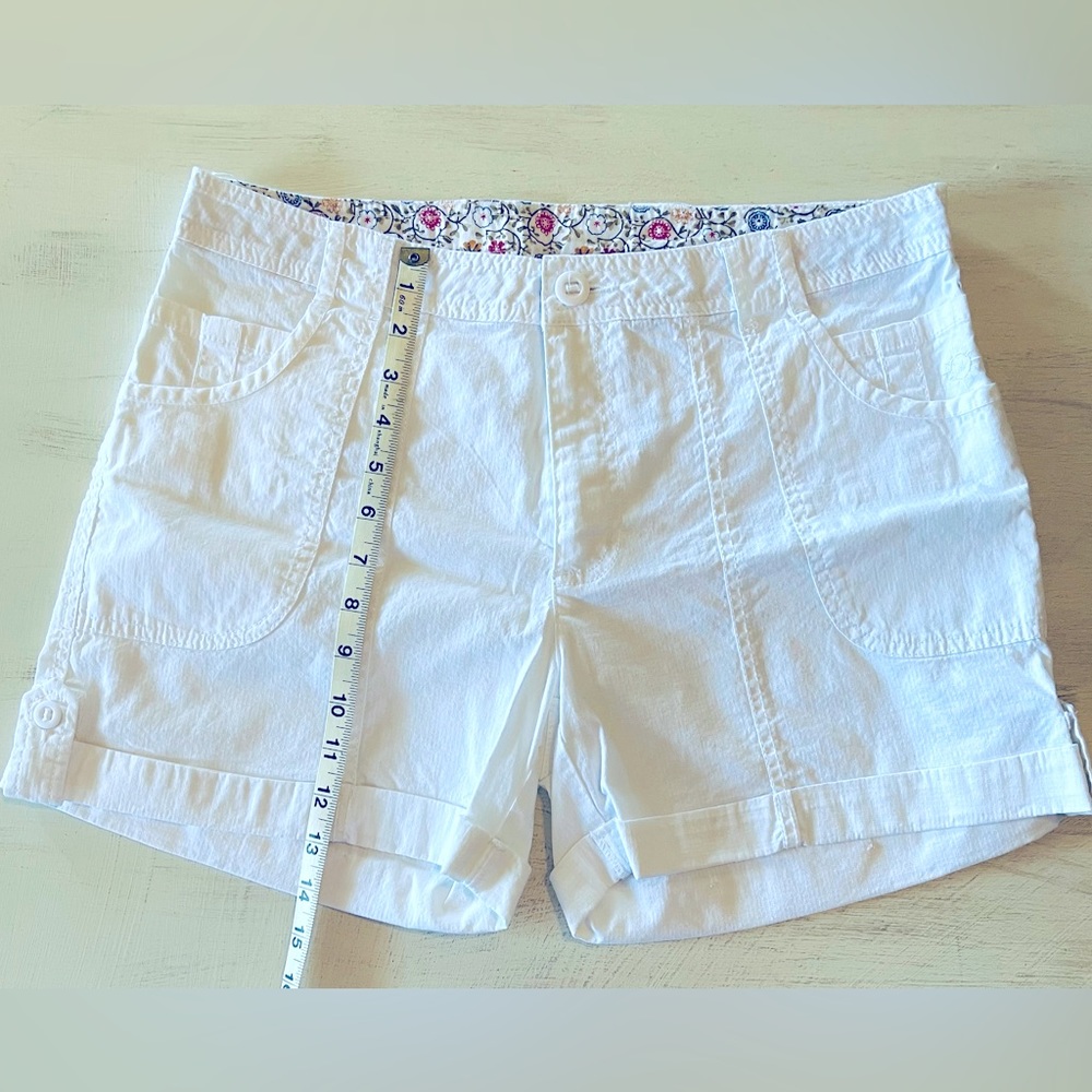 Magellan white cargo shorts